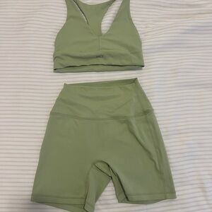 SET Active Green Athletic Shorts